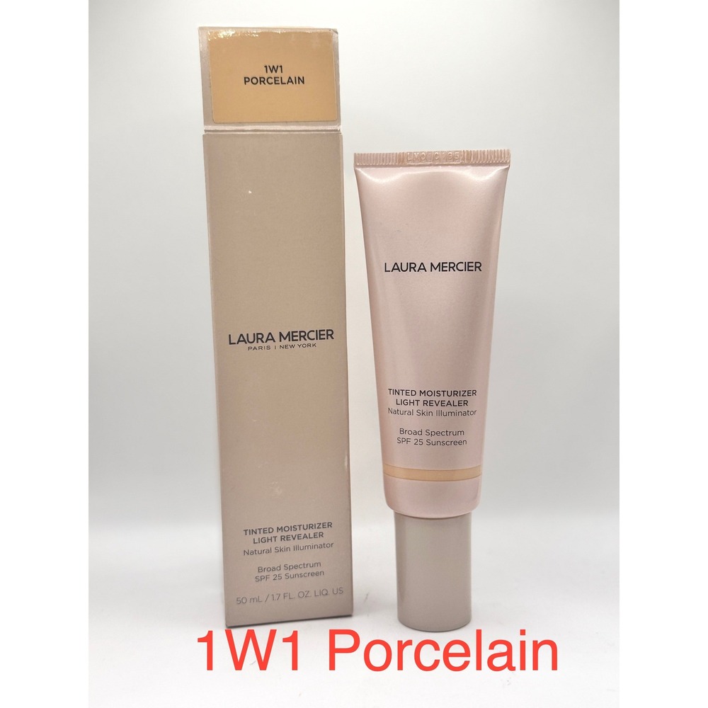 Laura Mercier Tinted Moisturizer 1W1 Porcelain New